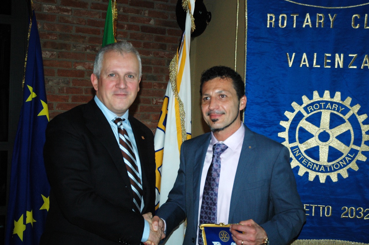 Nuovo socio al Rotary Club Valenza.