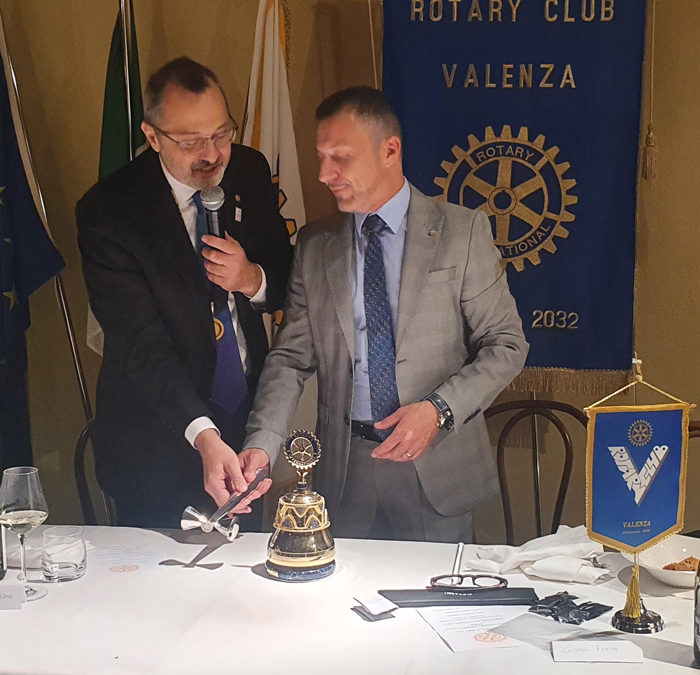 Francesco Ponzano è il nuovo Presidente Rotary Club Valenza