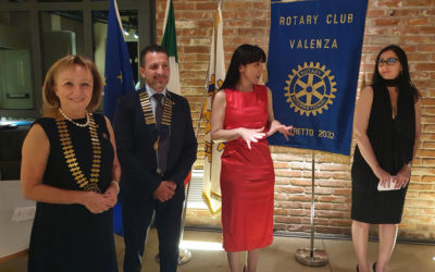 Roberta Pedri nuovo Socio del Rotary Club Valenza