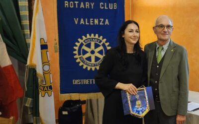 Roberta Pedri si racconta ai Soci Rotary Club Valenza