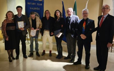 Lorenzo Flaherty ospite del Rotary Club Valenza