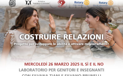 Costruire Relazioni. Il SI e il NO. Terzo incontro