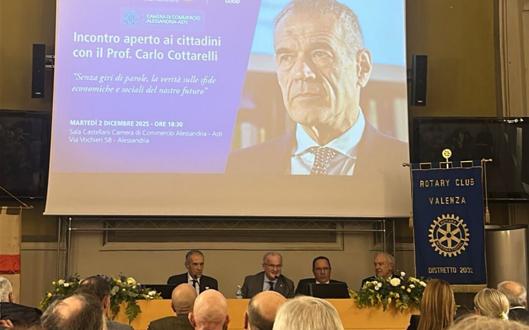 Carlo Cottarelli ospite Rotary Club Valenza