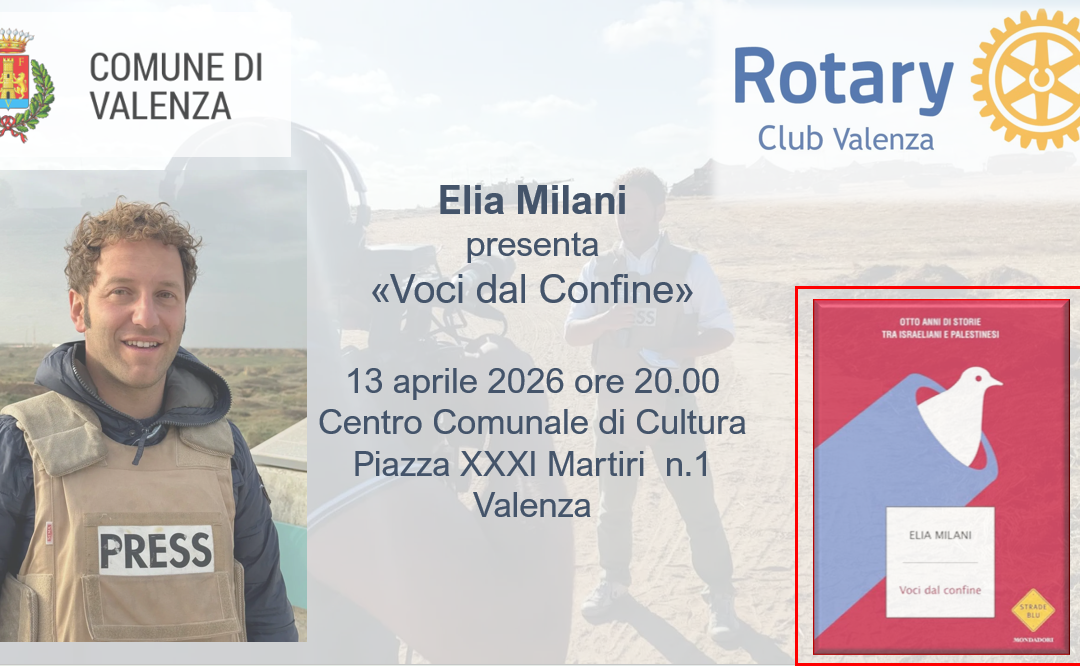 Elia Milani Reporter Mediaset da Gerusalemme presenta il libro “Voci dal Confine”