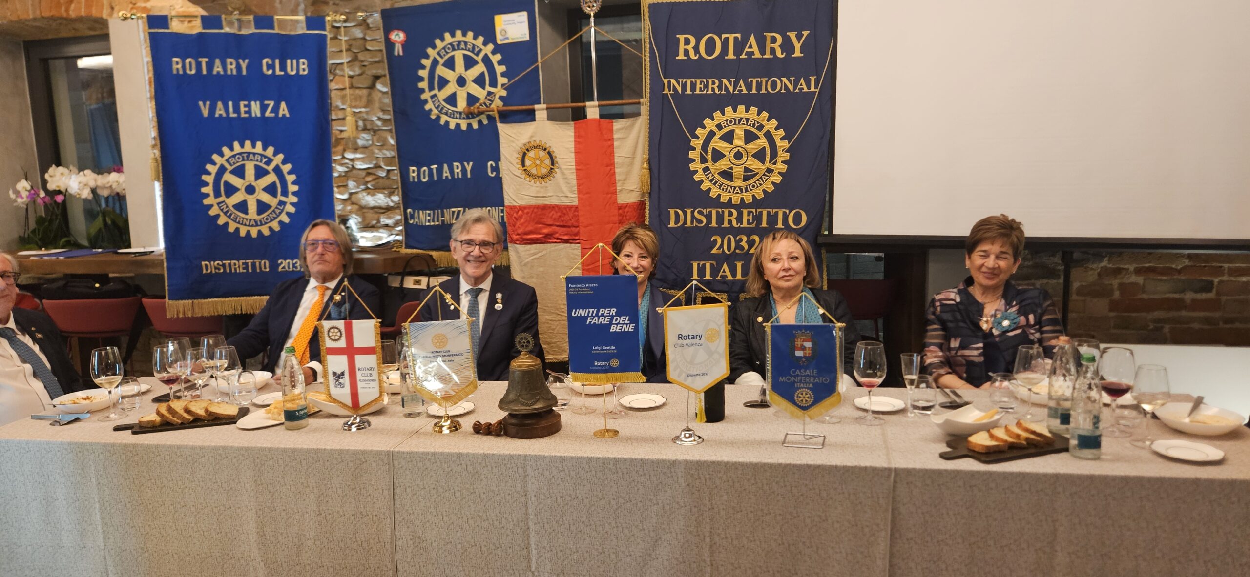 Serata dedicata al dono. Interclub con RC Alessandria, RC Canelli-Nizza M.to